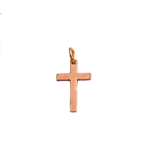 Rose Gold Filled Cross Charms