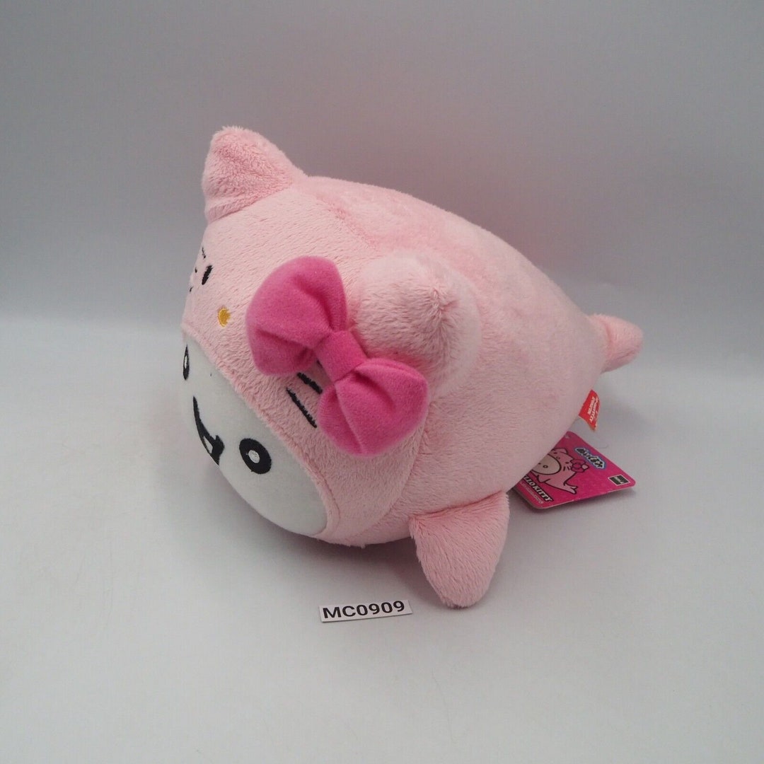 Kaomoji Emoticon Hello Kitty Mc0909 Pink Seal Sanrio Plush Etsy