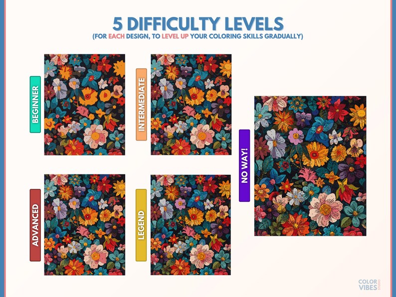 2 X Color by Numbers for Adults Bundle / Printable Paint by Numbers ...