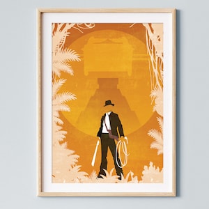 Indiana Jones Film Tribute Poster