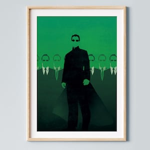 Matrix movie tribute poster