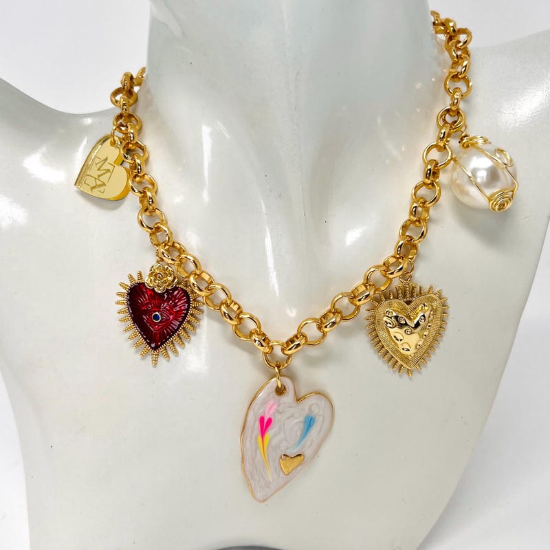 CAILEY CHARM NECKLACE-GOLD