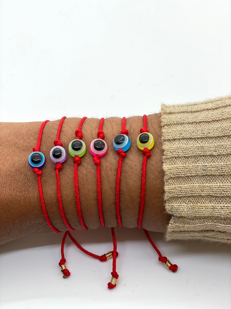 Evil Eye Bracelet Red String Bracelet Protection Bracelet Etsy