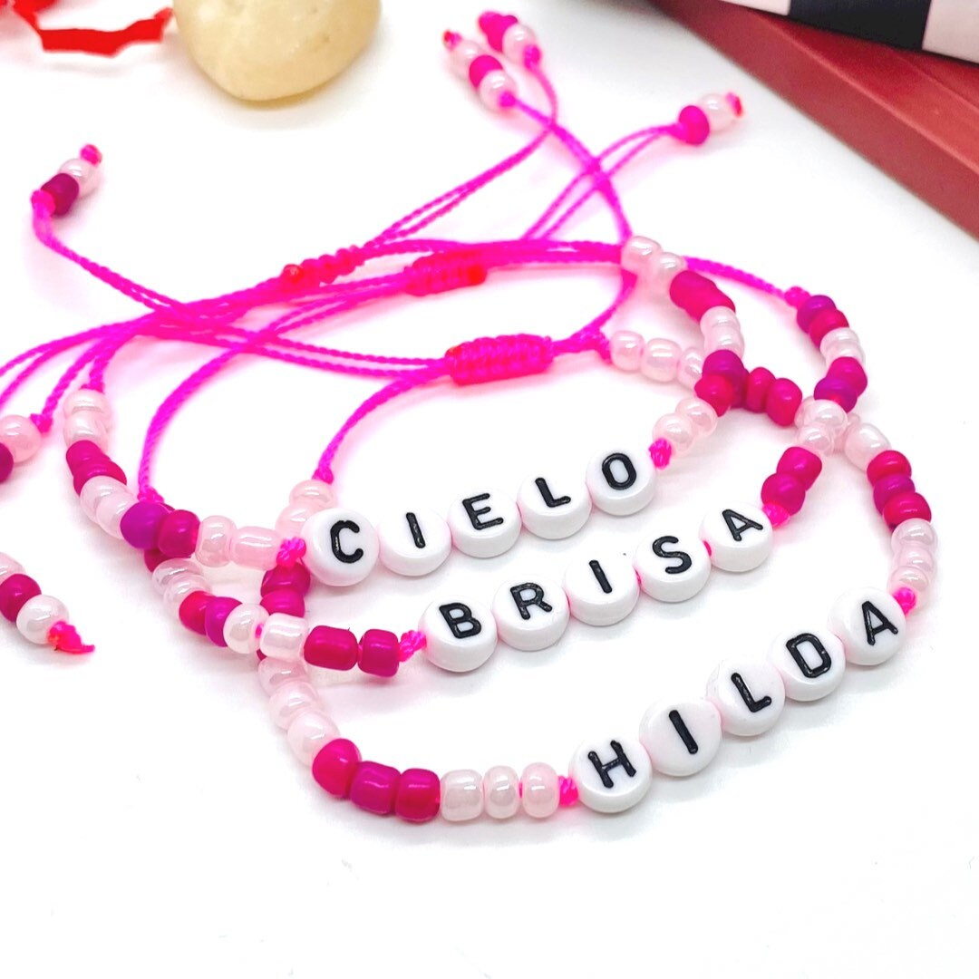 Friendship bracelets with initials deals
