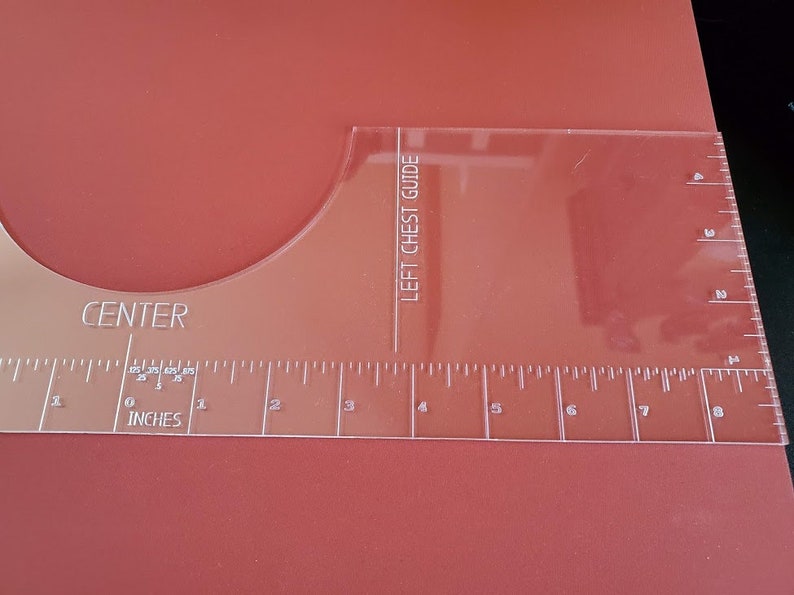 t shirt alignment ruler placement ruler guide for htv etsy