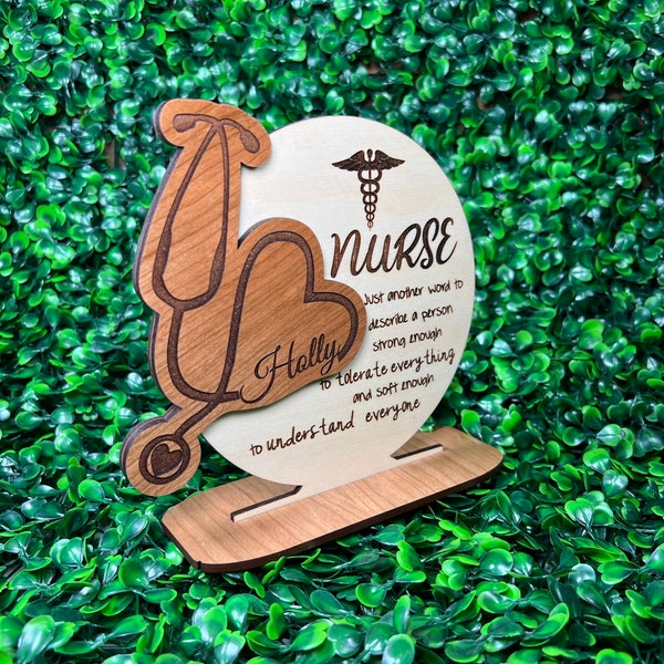 Gift for Nurse - Nurses- Thank you plaque