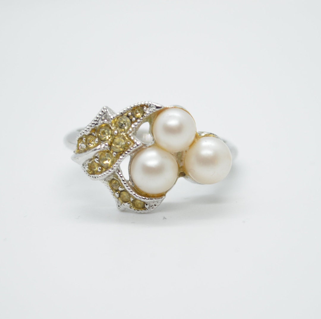 VINTAGE AVON RING, 1970's, Stamped Avon, " Evening Splendor" Ring ...