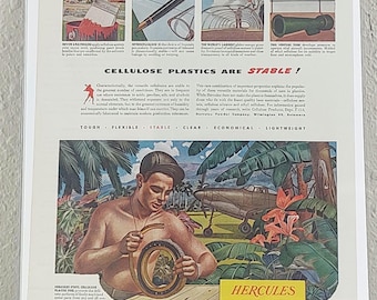 vintage WWII industrial advertising