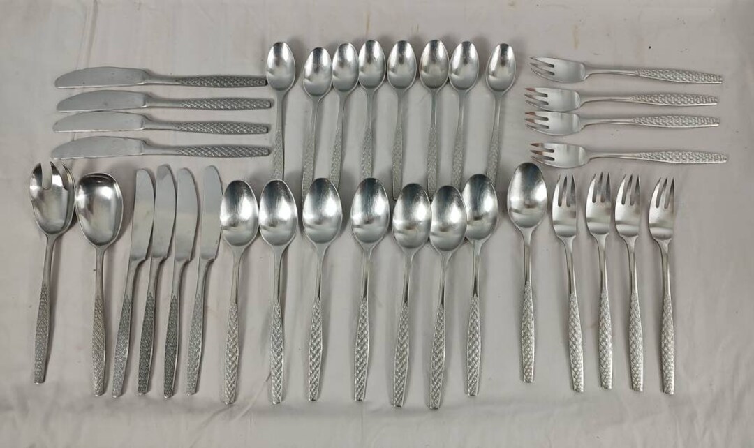 Dansk Variation Iv Flatware Set 38 Pieces Etsy
