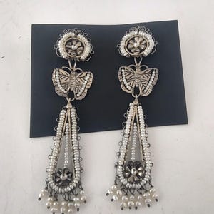 Federico Jimenez filigree dangle earrings