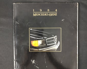 Brochure del concessionario Mercedes Benz del 1984