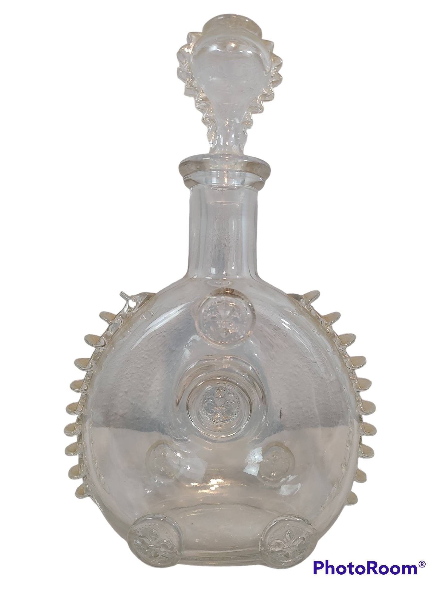 Decanter Louis XIII Empty Wine Bottle, 1920s Style Cognac Or  Whisky, Sealed Glass Wine Bottle with Lid, 750Ml Ice Sculpture: Wine  Decanters
