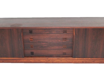 Danish rosewood sideboard with bookcase