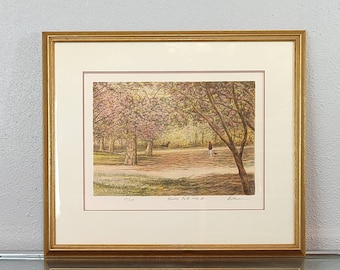 Harold Altman limited edition color lithograph