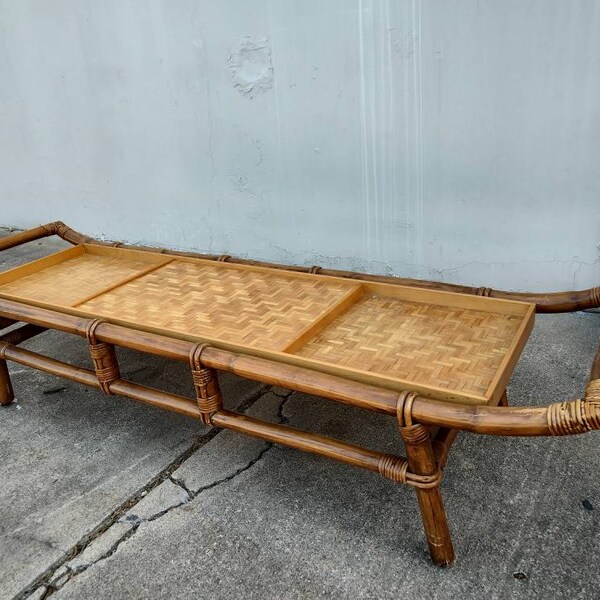 Rattan Daybed - Etsy