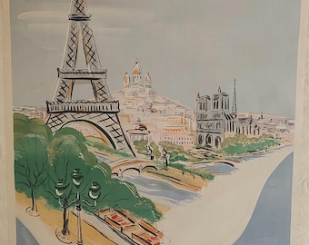 vintage 1930s Air France advertisement