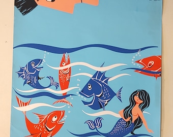 Vintage 1960s original Colombian lithographic poster