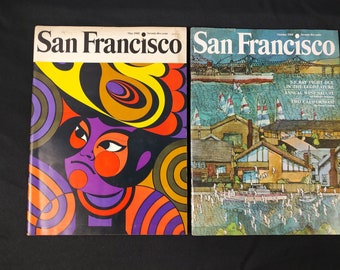 lot of 7 magazines from 1968 - San Francisco