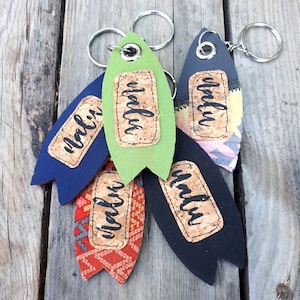 Surfbrett Schlüsselanhänger/Schlüsselanhänger/Surfboard Schlüsselanhänger/Surfboard keychain/Upcycling Schlüsselanhänger