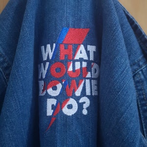 What Would Bowie Do Kids Organic Cotton Denim Jacket