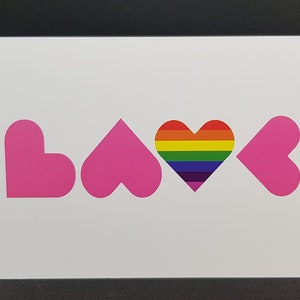 LOVE Postkarte