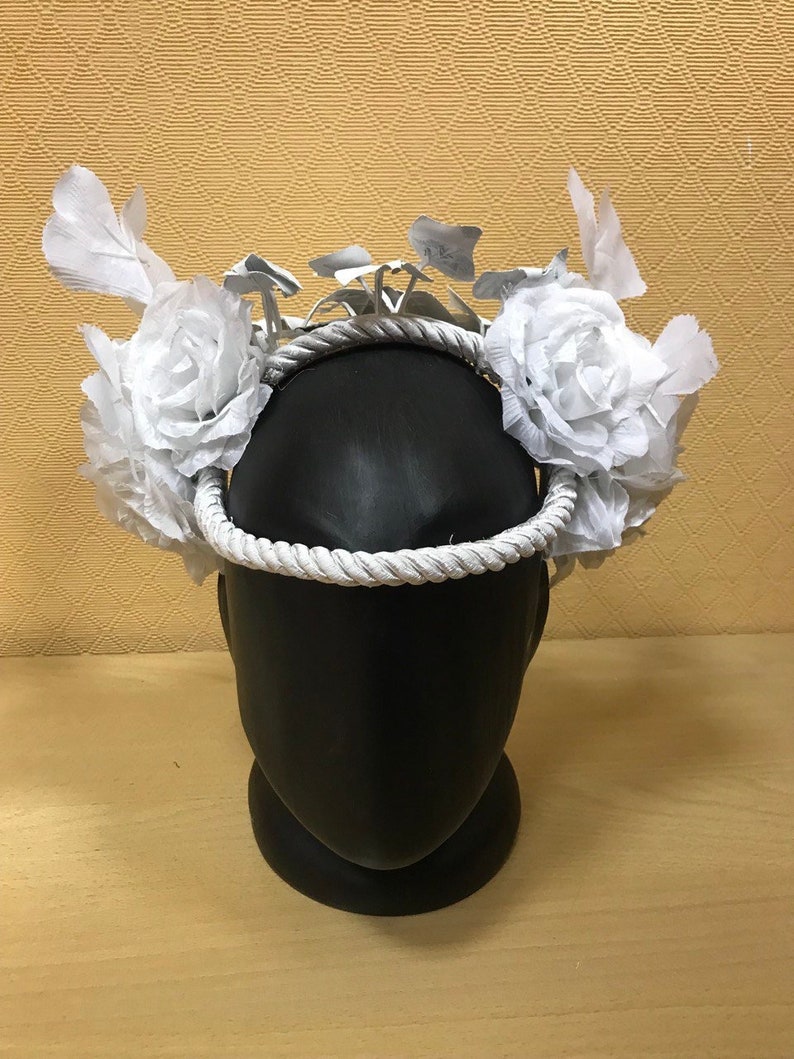 White Flower Raleigh Mall Headband Greek Raleigh Mall Halloween headdress headdres