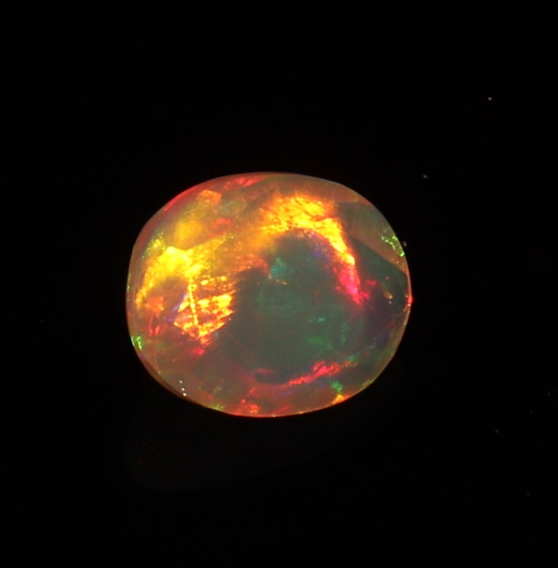 8x10 mm Handmade Natural Ethiopian Fire Opal cut stones Opal Stone Opal Ethiopian Opal Calibrated Opal Fire Opal s6391 1.70 ct