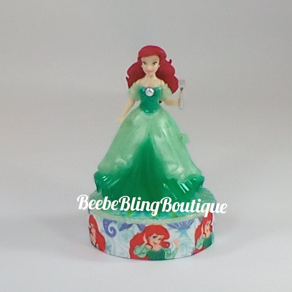 Disney Ariel cake topper.  The littlest Mermaid centerpiece decoration.  Great keepsake for your memories. Fork hair comb.