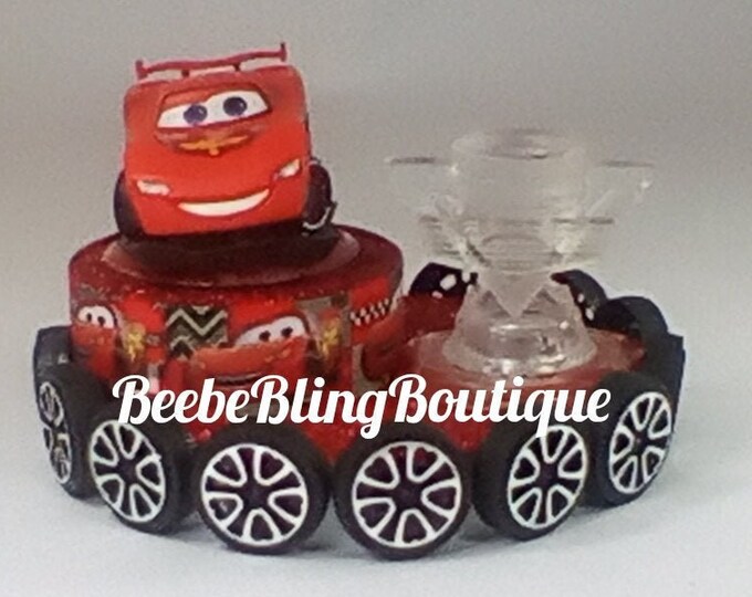 Disney Lighting Mcqueen Cake Topper. Disney Cars Centerpiece Decoration. A Great Keepsake for