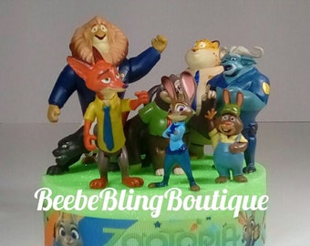 Zootropolis Señor gran Estatuilla-Disney Bullyland Juguete Figura Cake Topper 
