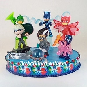 Lot of 11 Disney Junior PJ Masks Toys Figures Cake Toppers Just