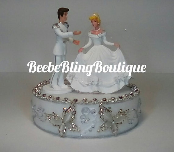 Disney Cinderella Wedding Cake Topper Princess Cinderella And Etsy