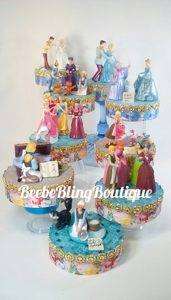 Disney Cendrillon Et Lucifer Gateau Topper Cendrillon Chante Etsy