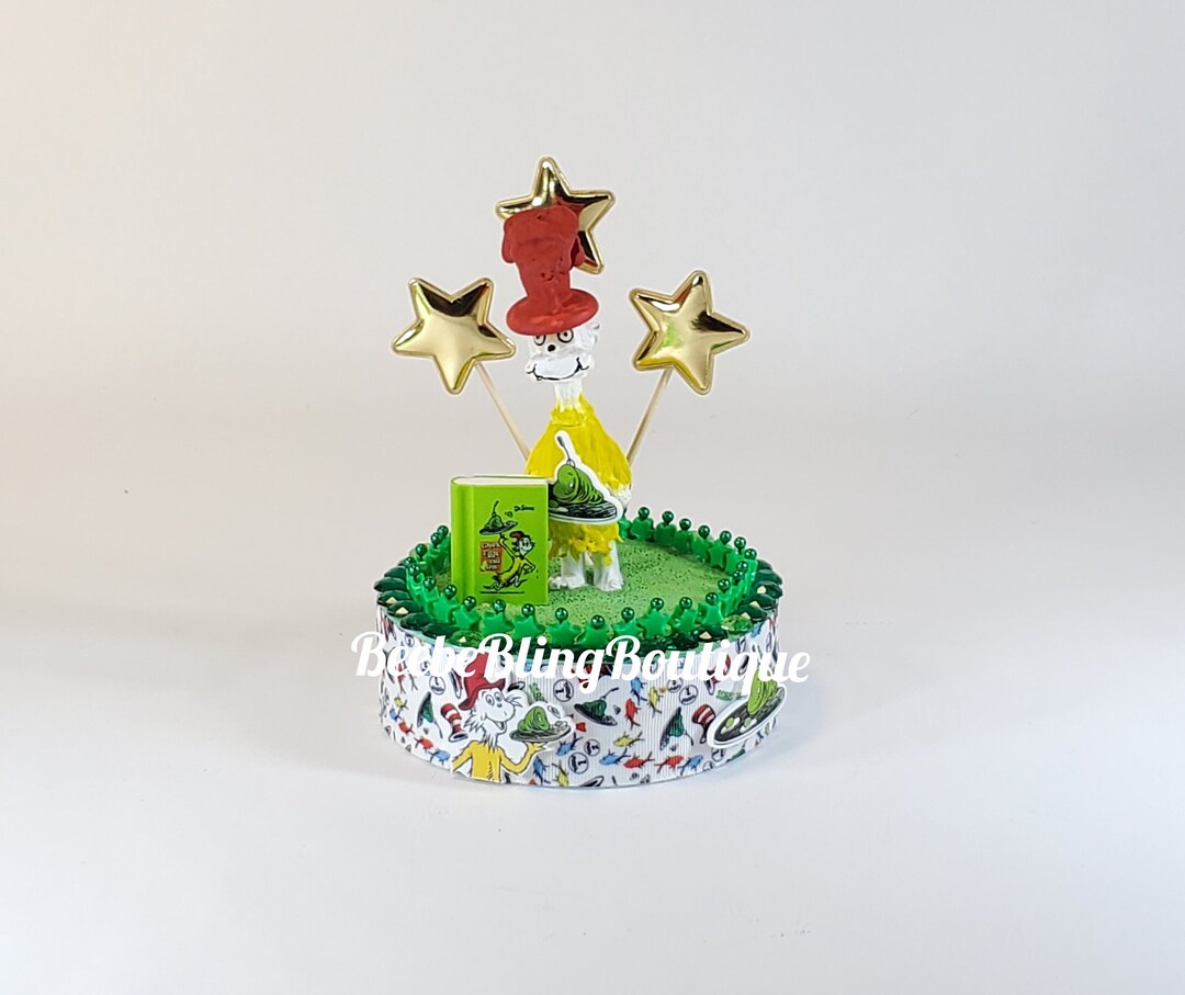 Dr. Seuss Green Eggs and Ham Cake Topper. Green Eggs and Ham ...