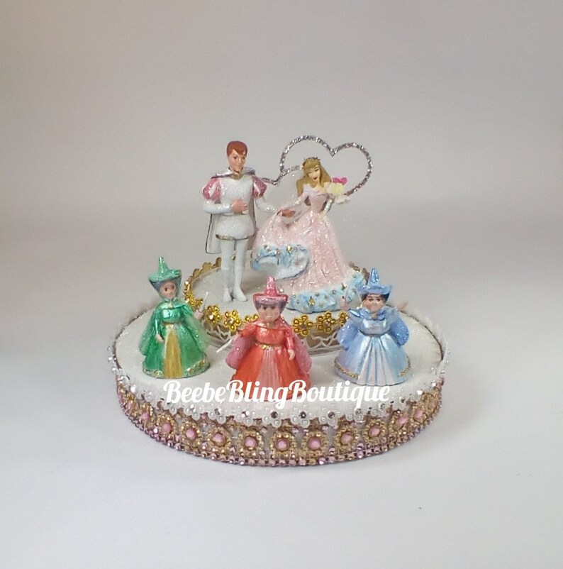 Disney Sleeping Beauty wedding cake topper or centerpiece Disney Sleeping Beauty wedding cake topper or centerpiece