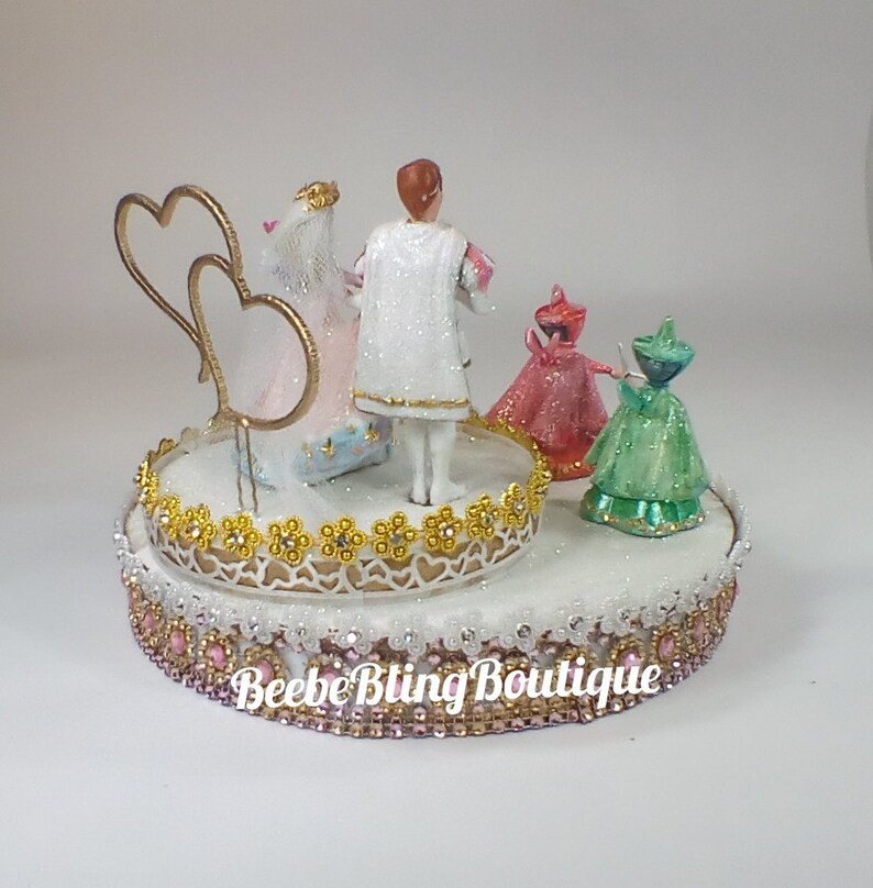 Disney Sleeping Beauty wedding cake topper or centerpiece Disney Sleeping Beauty wedding cake topper or centerpiece