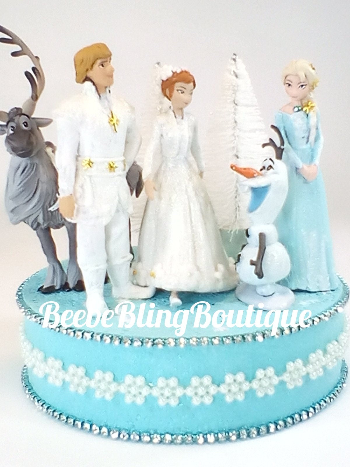 Disney Frozen Wedding Cake Topper. Christoff And Anna Wedding - Etsy Ireland