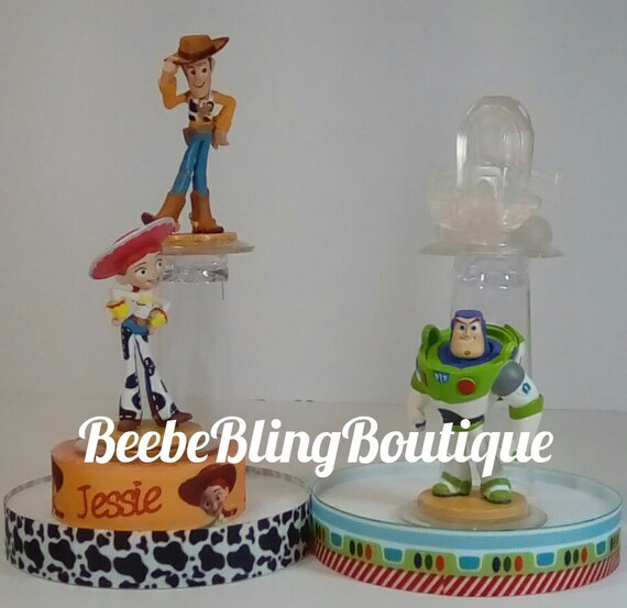 Disney Toy Story Cake Toppers Buzz Lightyear And His Ship Etsy