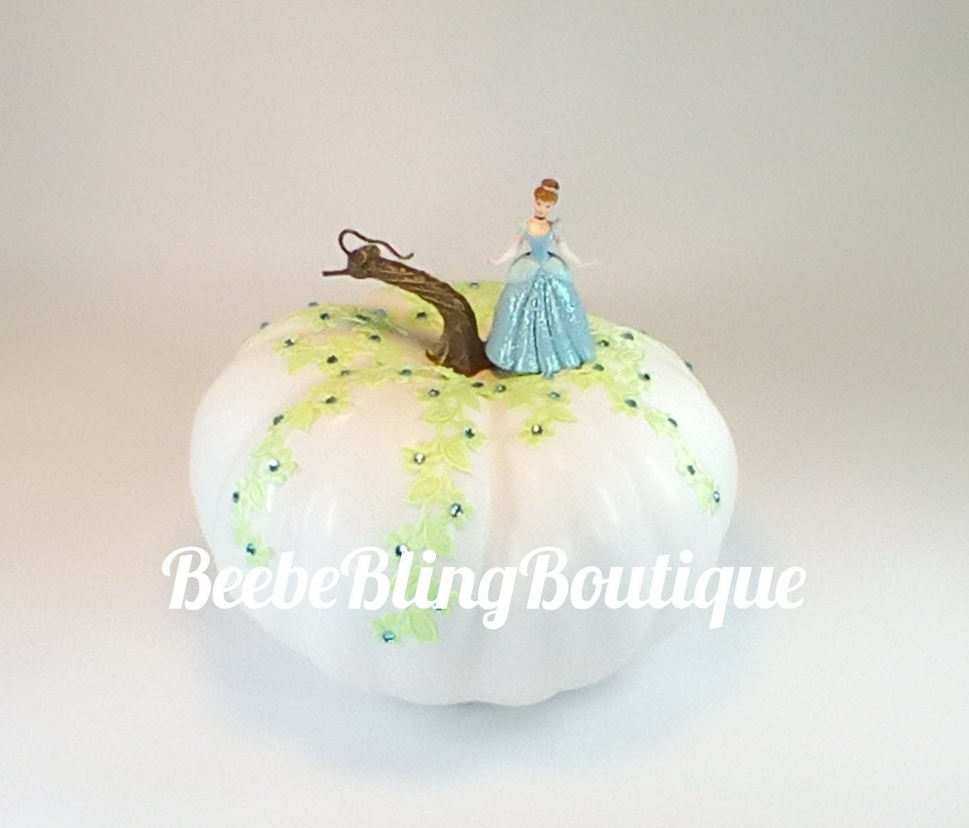 Decoración del centro de mesa de calabaza Disney Cinderella. - Etsy España