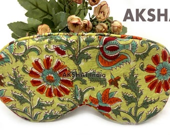 Handgemachte Schlafmasken aus 100% Baumwolle, Schlafmasken, Reiseschlafmaske, Schlafmaske, Bio-Schlafmaske für Männer und Frauen, Vegane Geschenkidee