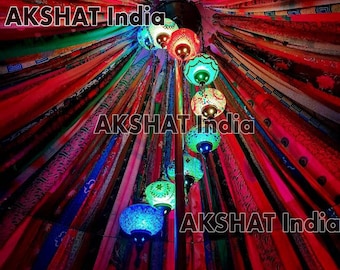 Ethnic Sari Canopy,Handmade Sari Canopy,Traditional Sari Canopy,Sari Sheer Canopy,Unique Sari Canopy