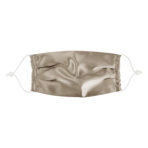 100% Satin Face Masks, Pleated Satin Face Mask, Reusable Face Mask, Washable Face Mask, Handmade Face Mask, Silk Face Mask
