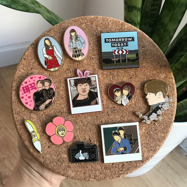 Kpop Enamel Pins Etsy