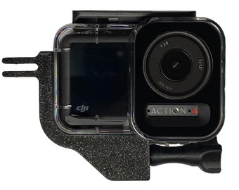 DJI Osmo Action 3, 4, and 5 60m Waterproof Case - Vertical Mount 90 Degree Adapter Elbow for Portrait Mode