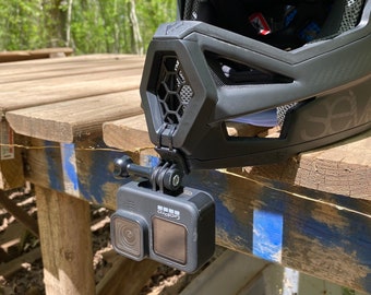 7iDP Project 23 Carbon and Fiberglass - GoPro Chin Mount for Full Face Mountain Bike (MTB) Helmet