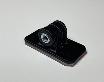 Flat Adhesive Mount for GoPro – Universal 3-Prong Action Camera Mount – Dashboard, Helmet, Car Mount