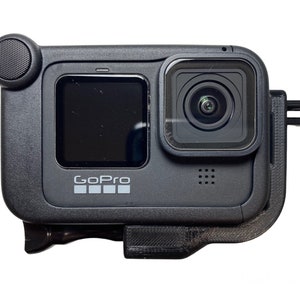 GoPro Hero 9, 10, 11, 12 Media Mod / Hero Black Creator Edition - verticale montage 90 graden adapterelleboog voor portretmodus