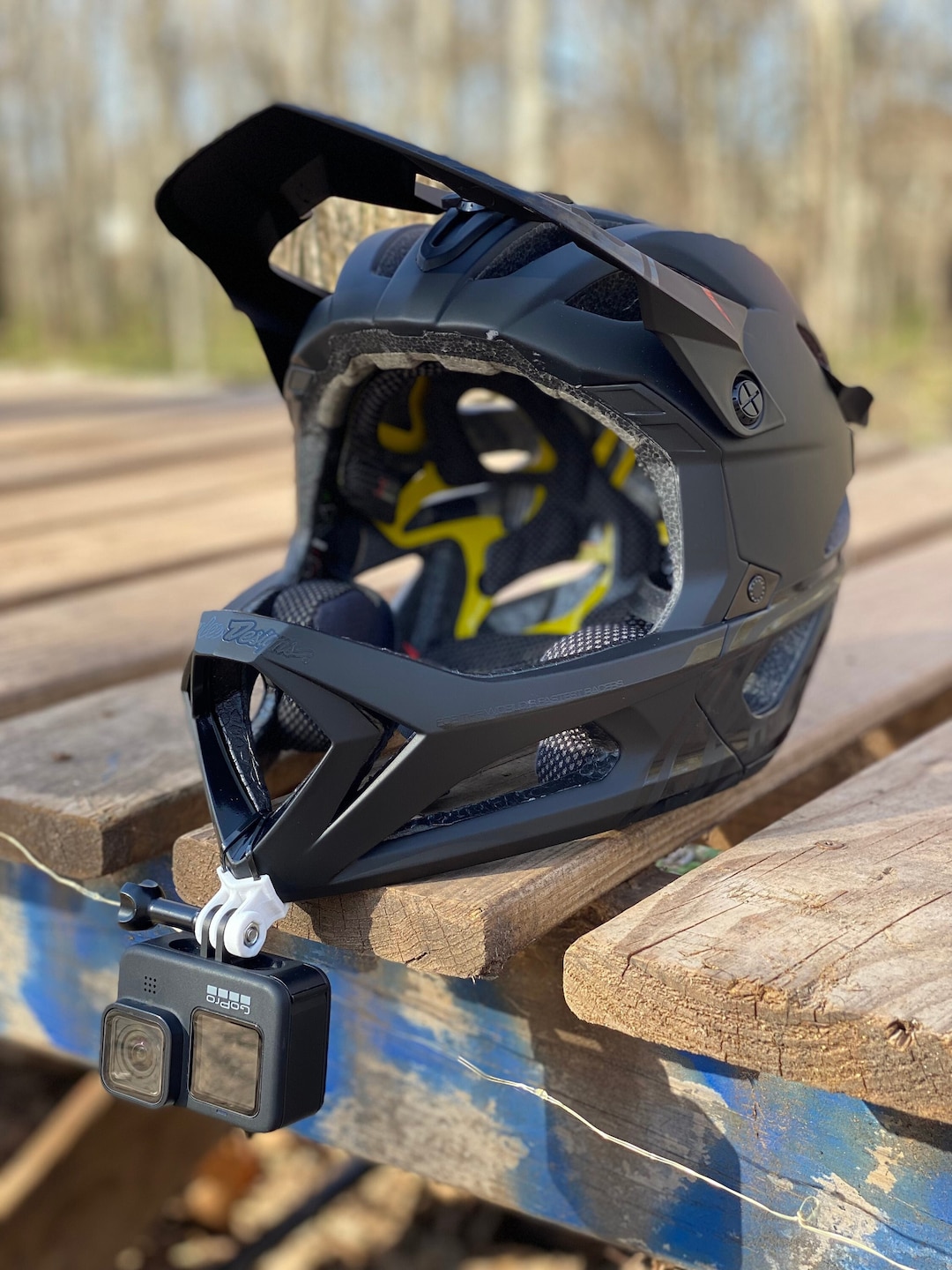 Troy Lee Designs Stage Supporto per mentoniera GoPro per casco integrale da  mountain bike MTB. -  Italia