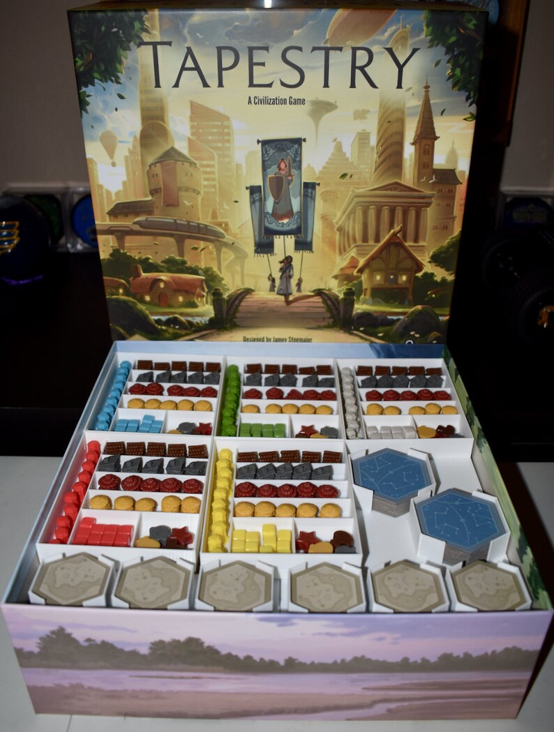 Tapestry Board Game Insert Trays Etsy