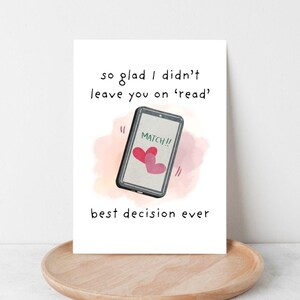 Funny Valentines Card Online Dating Printable Situationship Card for Couples Boyfriend Girlfriend